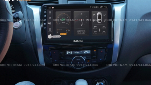 Màn hình DVD Android liền camera 360 xe Nissan Navara 2021 - nay | Elliview S4 Deluxe 